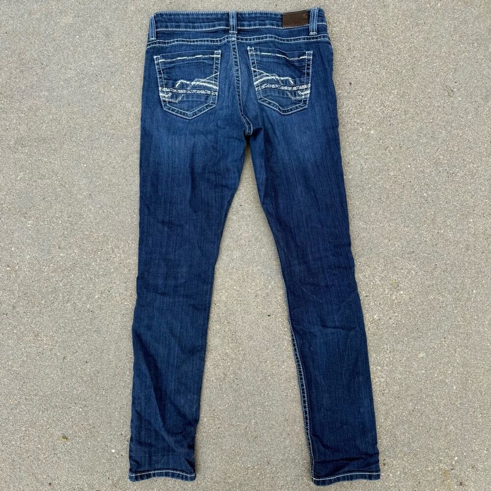 Buckle BKE Dakota 27R skinny Stretch Blue Jeans BKC1230R - Picture 3 of 9